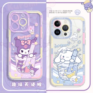 เคสโทรศัพท์มือถือ แบบนิ่ม ลายการ์ตูนอนิเมะ Cinnamoroll kuromi น่ารัก สีโปร่งใส สําหรับ case Samsung Galaxy A05 A05S A21S A03 A72 A20S A03S A02S A71 A11 A02 A20 A30 A32 A13 A12 A30S A50 A50S A7 2018 A10S A04 A04S A52 A52S A31 A53 A51 M11 M12 M02 A23