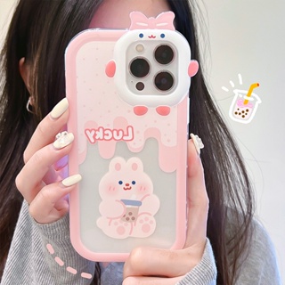 กระต่ายสีชมพูน่ารัก วัยรุ่น เคสโทรศัพท์ for Xiaomi Redmi Note10 10S 9a 9i Note 12 Pro 11Note 11s Mi 10t Pro Poco X3 Pro