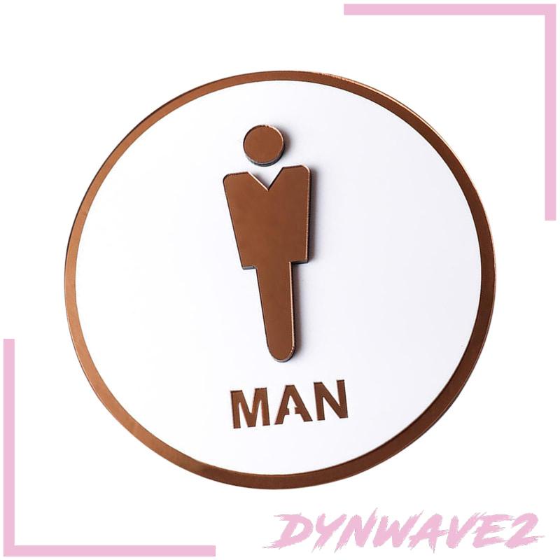 dynwave2-ป้ายสัญลักษณ์อะคริลิค-ติดตั้งง่าย-สําหรับห้องน้ํา-ห้องสุขา-ออฟฟิศ-ร้านค้า