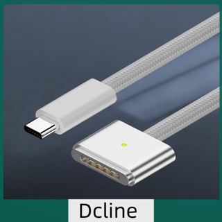 [Dcline.th] Pd140w สายชาร์จ Type-C ตัวผู้ เป็นแม่เหล็ก 3 ชาร์จเร็ว สําหรับ MacBook Air Pro 2