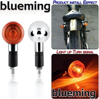 Blueming2 ไฟเลี้ยว ABS DC 12V 10W สีเหลืองอําพัน คุณภาพสูง สําหรับรถจักรยานยนต์ สกูตเตอร์ Suzuki Yamaha 2 ชิ้น