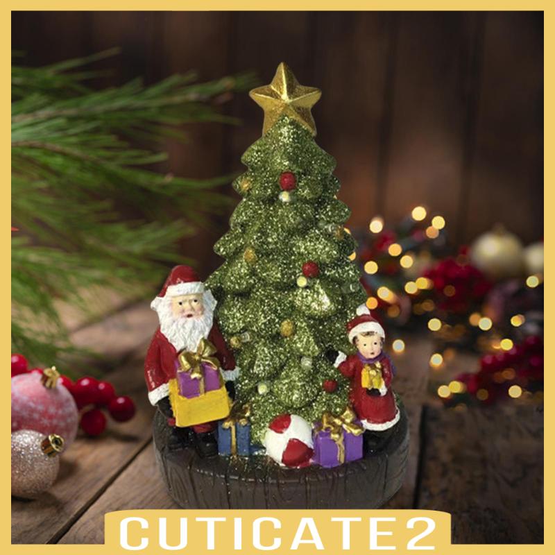 cuticate2-ฟิกเกอร์เรซิ่น-รูปปั้นคริสต์มาส-ขนาดเล็ก-สําหรับตกแต่งสวน-เทศกาลคริสต์มาส