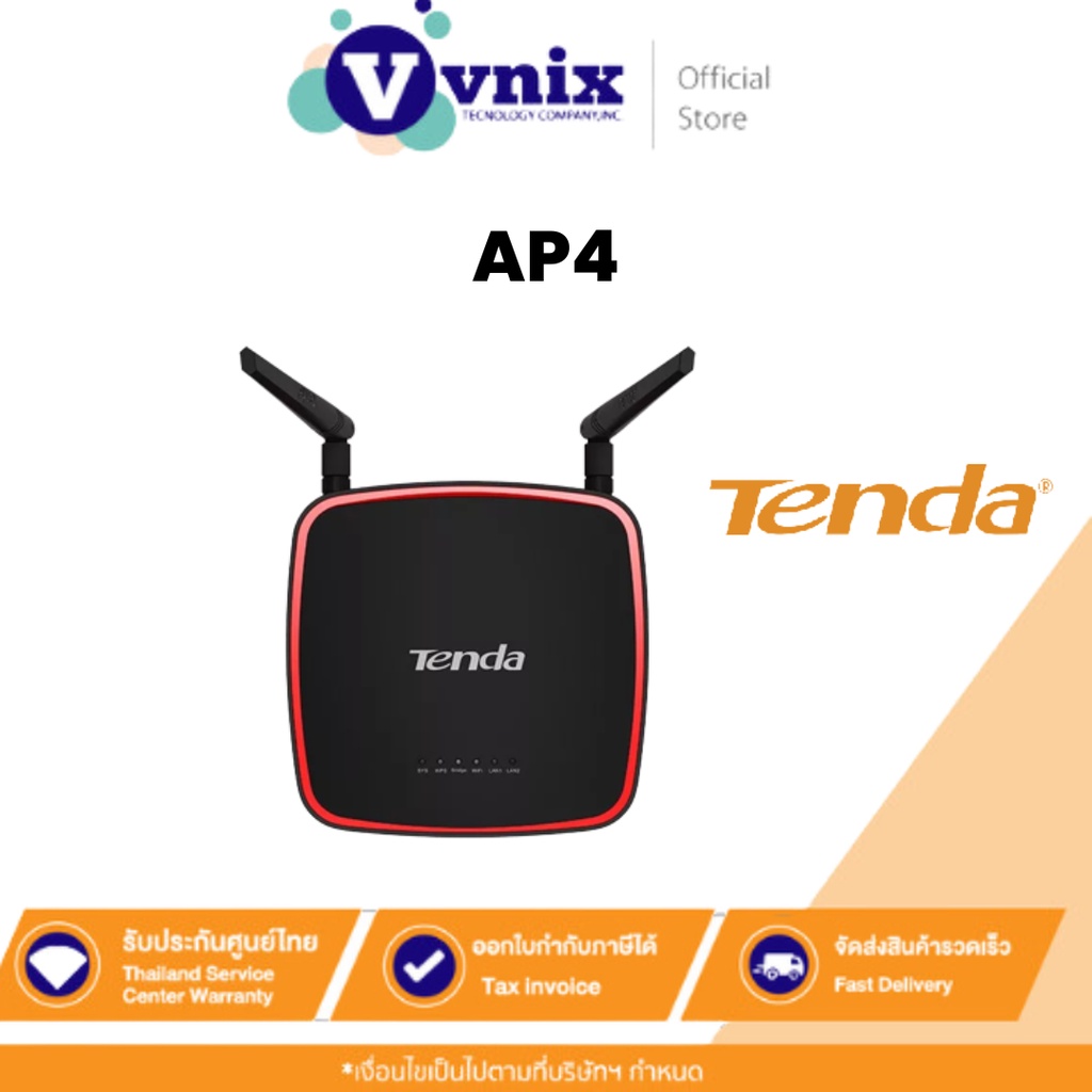 AP4 Tenda Wireless 300 Mbps N Access Point By Vnix Group | Shopee Thailand