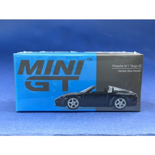▪️Porsche 911 Targa 4S Gentian Blue Metallic (RHD) #412 Scale 1:64 ยี่ห้อ Minigt
