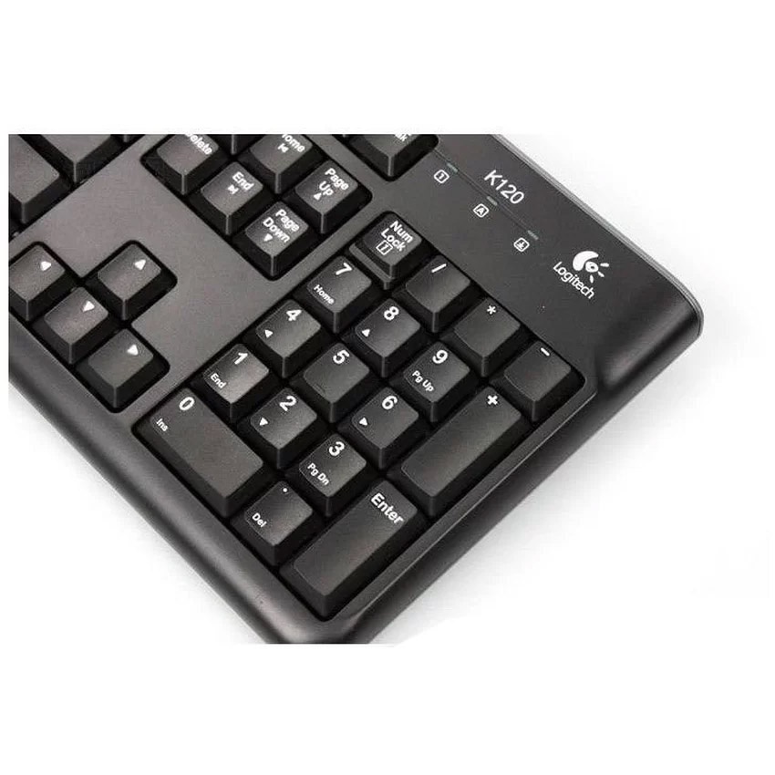 คีย์บอร์ด-logitech-k120-พร้อมปุ่มรายละเอียดต่ํา-และรูปแบบมาตรฐาน