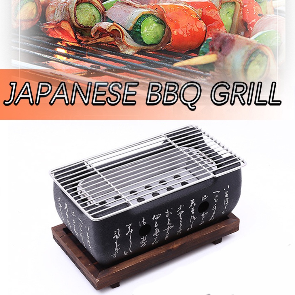 Japanese Korean Ceramic BBQ Table Grill Chicken Barbecue Charcoal Stove
