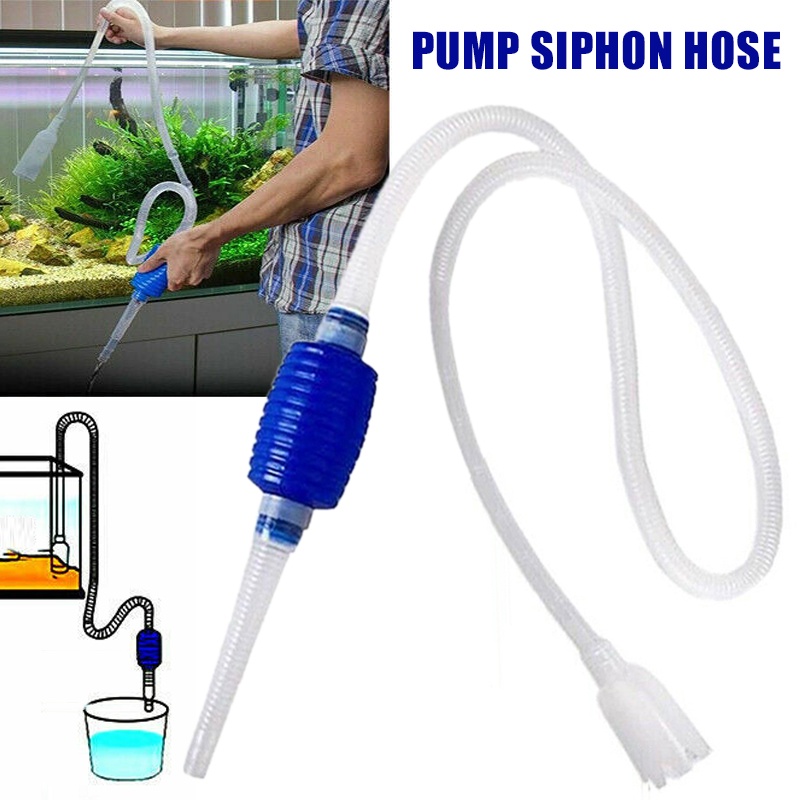 New Fish Tank Gravel Cleaner Syphon Vacuum Water Changer Pump Siphon