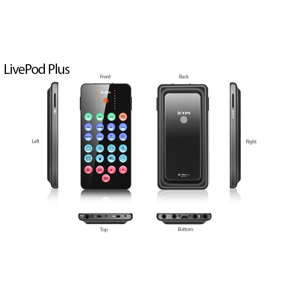 iCon Live Pod Plus เอฟเฟคเสียง สำหรับ Streaming Podcast Clubhose ...