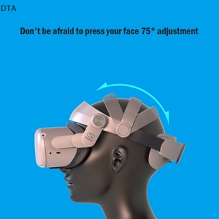 Dta สายคล้องแว่นตา VR ปรับได้ อุปกรณ์เสริม สําหรับ Oculus Quest 2 2022 DT