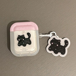 Cute Black Cat Protective Case for AirPods Airpodspro Apple Earbuds Case 2 Generation New
