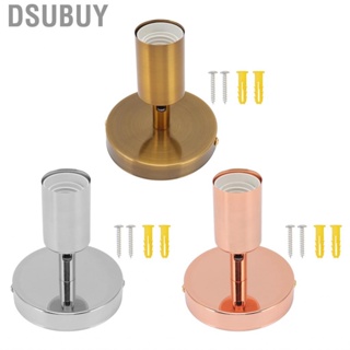 Dsubuy Wall Bulb Holder Brushed Lamp Base with Screw for E27 E26