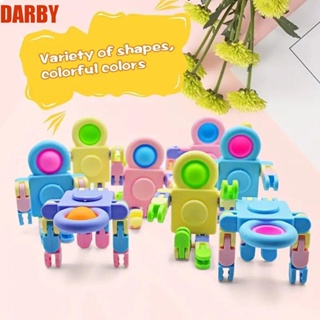 Darby ของเล่นหุ่นยนต์ฟิดเจ็ต หมุนได้ ขนาดเล็ก สําหรับเด็ก