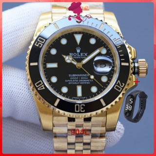 [R.X] นาฬิกาผู้ชาย นาฬิกาข้อมืออัตโนมัติ สายสแตนเลส ขนาด 40 มม. กันน้ํา สีทอง หรูหรา สําหรับผู้ชาย 90650