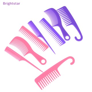 Brightstar หวีซี่กว้าง ขนาดใหญ่ ลดผมร่วง สําหรับจัดแต่งทรงผม 4 ชุด