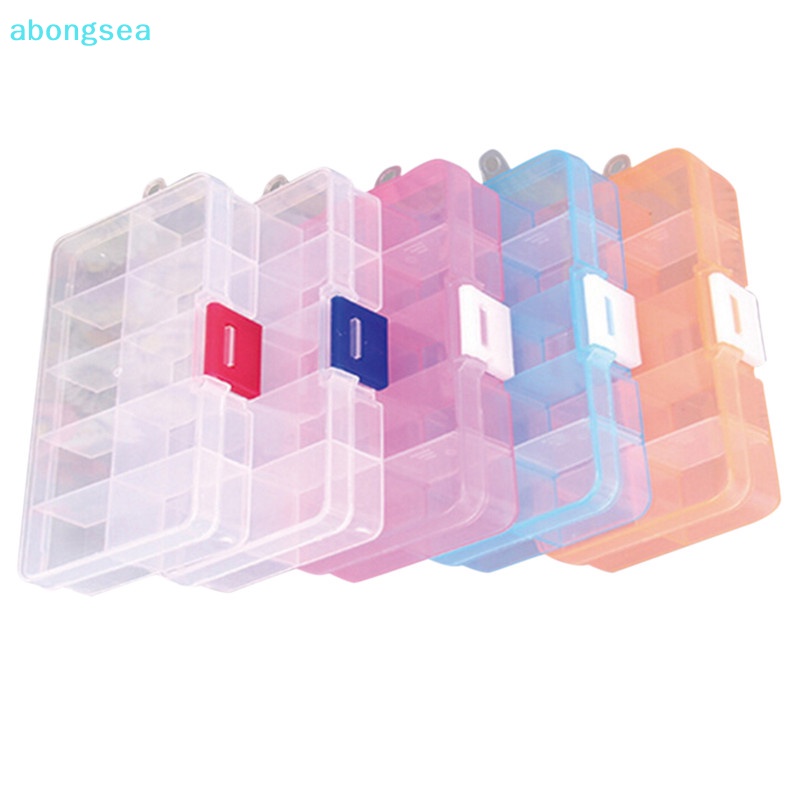 abongsea-กล่องพลาสติก-10-ช่อง-ปรับได้-สําหรับเก็บเครื่องประดับ-ลูกปัด