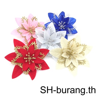 【Buran】ดอกไม้ประดิษฐ์ Pe สําหรับตกแต่งต้นคริสต์มาส บ้าน ออฟฟิศ
