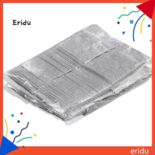 [ER] แผ่นฟอยล์อลูมิเนียม สําหรับแช่เล็บเจล 100 ชิ้น