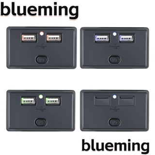 Blueming2 ซ็อกเก็ตชาร์จโทรศัพท์มือถือ LED สําหรับรถยนต์ เรือ รถมอเตอร์ไซด์