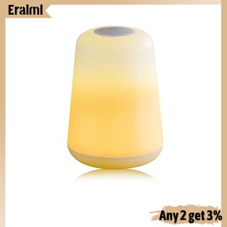 Eralml โคมไฟกลางคืน Led 4.5v 1w ความสว่างสูง ป้องกันสายตา ใช้แบตเตอรี่ (110 มม.)