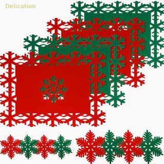 [Delication] จี้ผ้าสักหลาด สําหรับตกแต่งบ้าน เทศกาลคริสต์มาส ปีใหม่