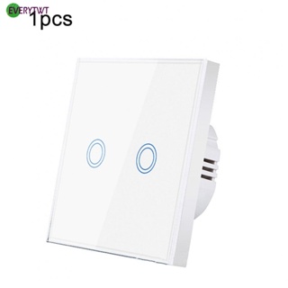 ⭐NEW ⭐Wall Touch Switch 1PCS Accessories Fireproof PC Plastic Base Self-locking