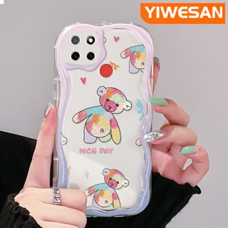 เคสโทรศัพท์มือถือใส แบบนิ่ม ลายหมี Nice Day กันกระแทก สําหรับ Realme C12 C15 C21 C25 C25s Narzo 20 Narzo 30A Narzo 50A