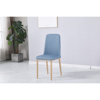 Big-hot-DELICATO เก้าอี้ KAYO หุ้มPU ขนาด 48x45x89ซม. สีฟ้า สินค้าขายดี