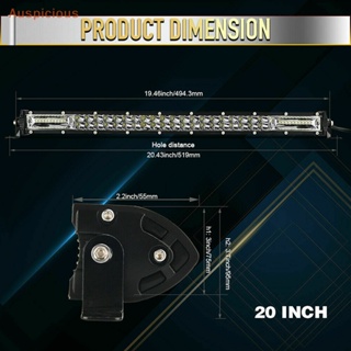 [มงคล] แถบไฟ Led 1200W 20 นิ้ว แบบแถวคู่ สําหรับรถบรรทุก SUV ATV 22 นิ้ว