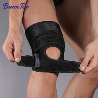 สนับเข่า ปรับได้ 1 ชิ้น สําหรับบรรเทาอาการปวดเข่า สําหรับ Meniscus Tear, ACL, MCL, Injury Recovery Compression Knee Sleeve for Man Woman Knee guard for Basketball, Volleyball