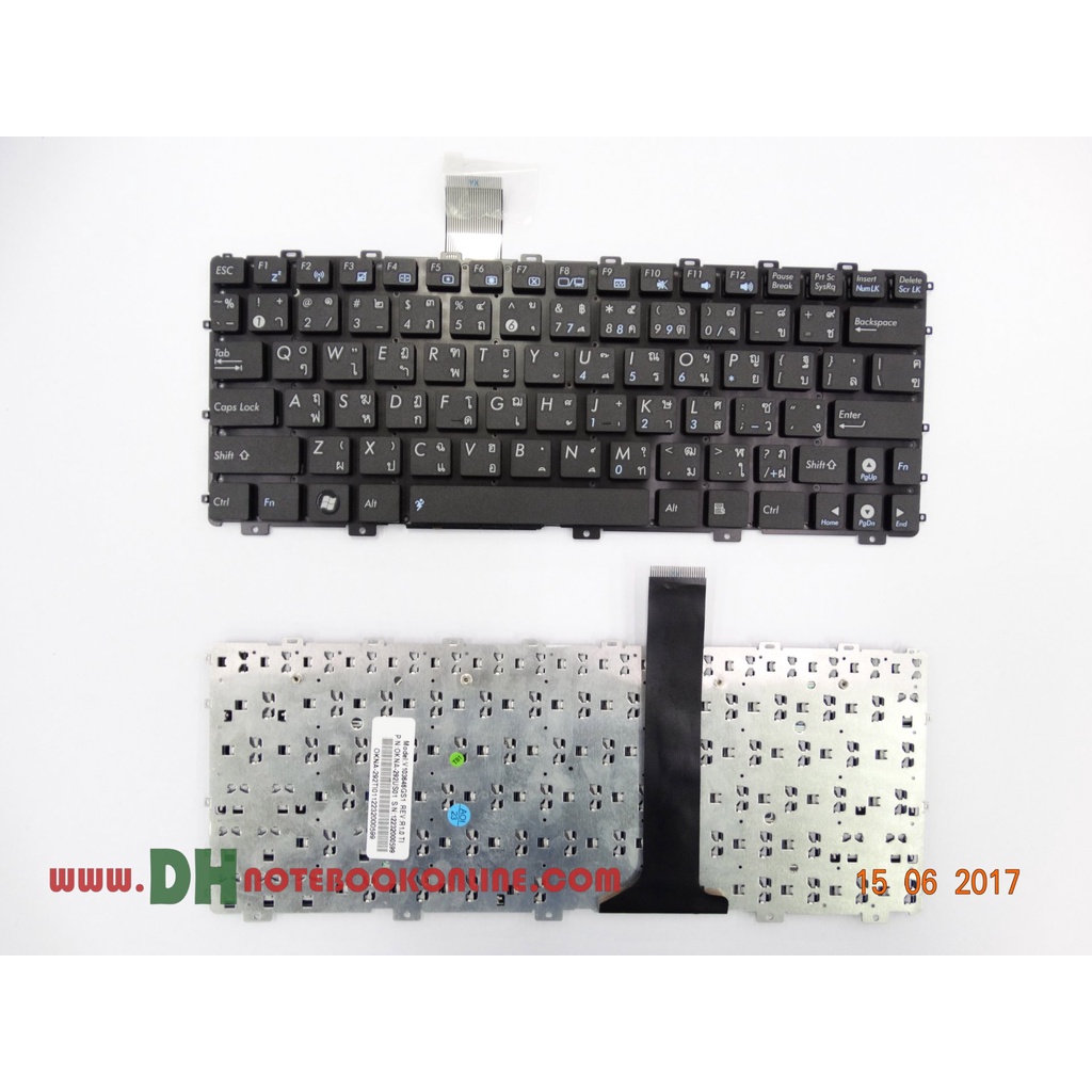 แป้นพิมพ์ คีย์บอร์ดโน๊ตบุ๊ค ASUS Eee PC 1015 Laptop Keyboard | Shopee ...