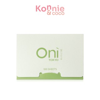 Oni Sweats & Oil Blotting Paper 100 Sheets #Green Tea.