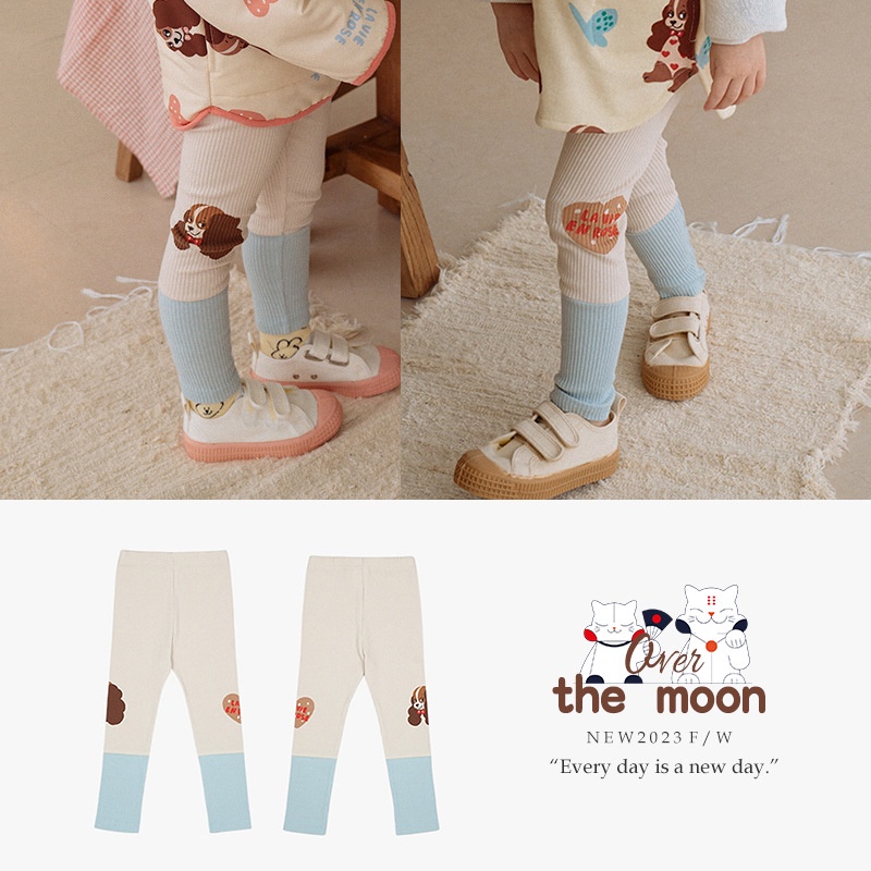 「พร้อมส่ง」Iris kids IKP0045 love puppy pant เสื้อผ้าเด็ก กางวเกงขายาว