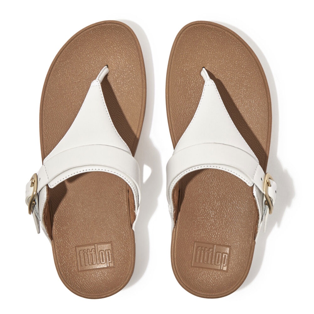 fitflop-lulu-adjustable-leather-รองเท้าแตะแบบหูหนีบผู้หญิง-รุ่น-es8-194-สี-white