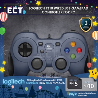 Logitech F310 เกมแพดควบคุมเกม แบบใช้สาย USB สําหรับ PC