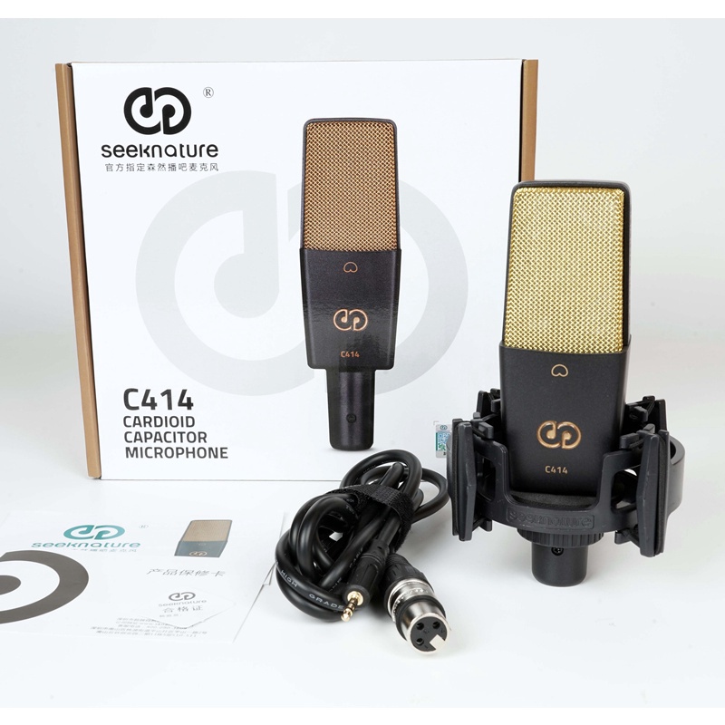 SeeknatureC414 condenser microphone, dedicated condenser microphone for