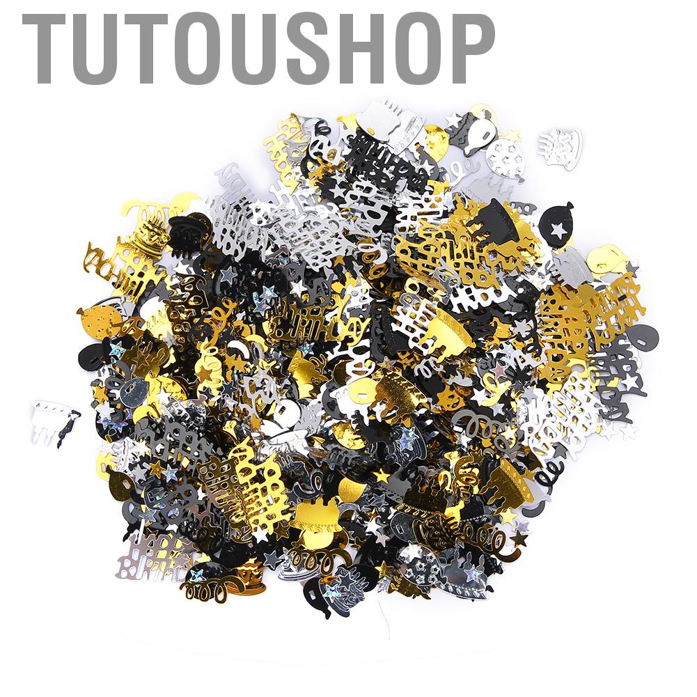 Tutoushop Confetti Paper Light Weight Balloons Ribbons Shape Party ...