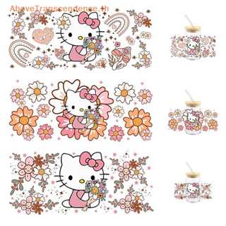 Above Sanrio สติกเกอร์ฉลาก ลายการ์ตูนโลโก้ 3D กันน้ํา ทนทาน สําหรับติดตกแต่งแก้วน้ํา