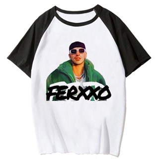 Feid Ferxxo เสื้อยืด ลายตลก สไตล์ฮาราจูกุ สําหรับผู้หญิง 2000s