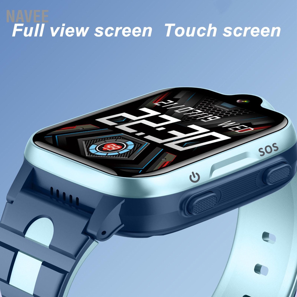 navee-4g-kids-smart-watch-ตำแหน่ง-gps-โทรวิดีโอ-ip67-หน้าจอสัมผัสกันน้ำ-smartwatch-อังกฤษ