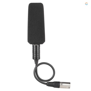 {Fsth} Video Recording Interview Photography Stereo Condenser Unidirectional Microphone Mic for  Panosonic Camcorders--XLR Interface