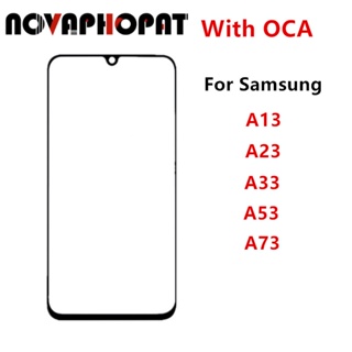 อะไหล่หน้าจอสัมผัส LCD กระจกด้านหน้า และ OCA สําหรับ Samsung Galaxy A13 A23 4G A33 A53 A73 5G
