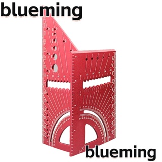 Blueming2 ไม้โปรแทรกเตอร์ เกจสามเหลี่ยม อะลูมิเนียมอัลลอย 45 องศา 90 องศา สําหรับงานไม้