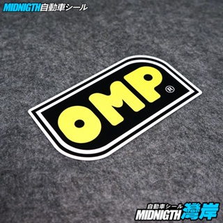 Wanan สติกเกอร์สะท้อนแสง OMP กันน้ํา กันรอยขีดข่วน สําหรับตกแต่งรถยนต์ รถจักรยานยนต์