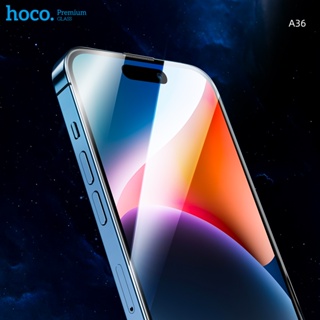 Hoco A36 ฟิล์มกระจกนิรภัยกันรอยหน้าจอ HD 3D สําหรับโทรศัพท์ 15 Plus 15 Pro Max Phone15