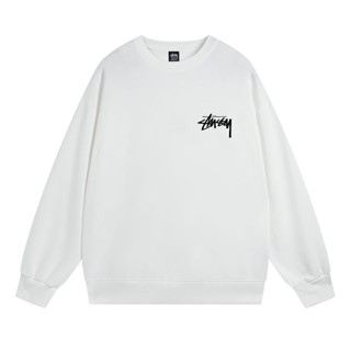 Stussy - เสื้อกันหนาว คอกลม พิมพ์ลายดอกเดซี่ แฟชั่น อเนกประสงค์ นําเข้า ล้างออกไม่ได้ สําหรับผู้ชาย และผู้หญิง Ktyrt