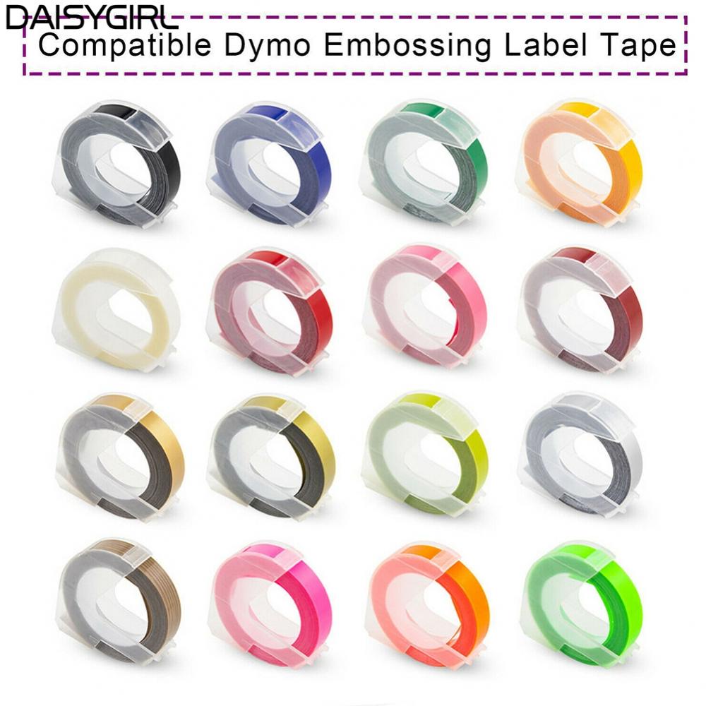 【DAISYG】Highly Durable 3D Embossed Label Tape for Dymo Manual Label