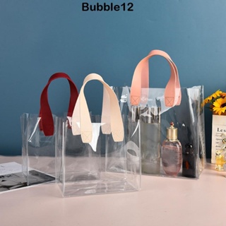 Bubble ถุงช้อปปิ้ง PVC แบบใส หูหิ้ว สําหรับใส่ของขวัญ