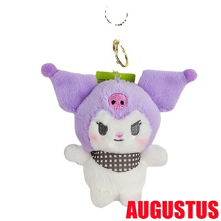 Augustus พวงกุญแจ จี้ตุ๊กตาแมว Kuromi มายเมโลดี้น่ารัก ขนาด 12 ซม. สําหรับห้อยกระเป๋าเป้สะพายหลัง