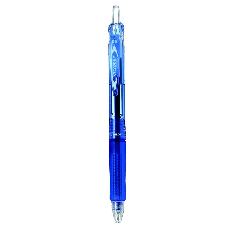 ปากกาลูกลื่น-pilot-acroball-0-5-mm-blue-สีน้ำเงิน-หมึกสีน้ำเงิน