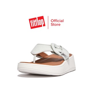 FITFLOP F MODE BUCKLE CANVAS รองเท้าแตะแบบหูหนีบผู้หญิง รุ่น FY6-A45 สี SEAFOAM BLUE